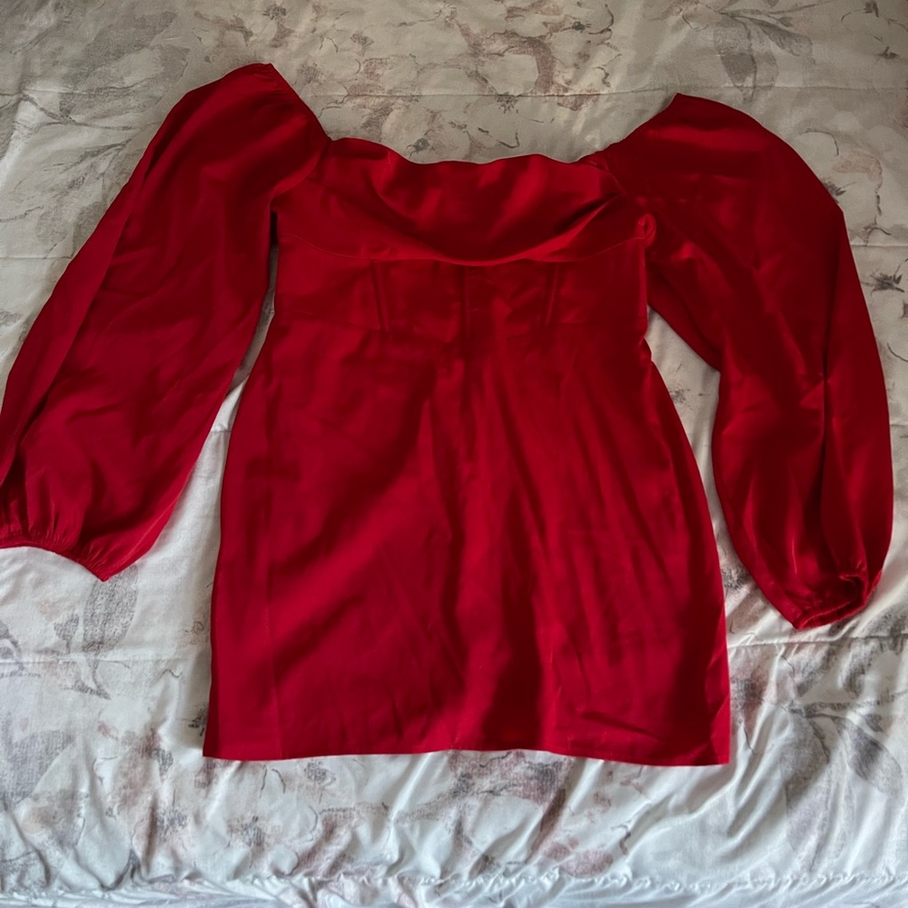 Princess Polly Red Corset Dress